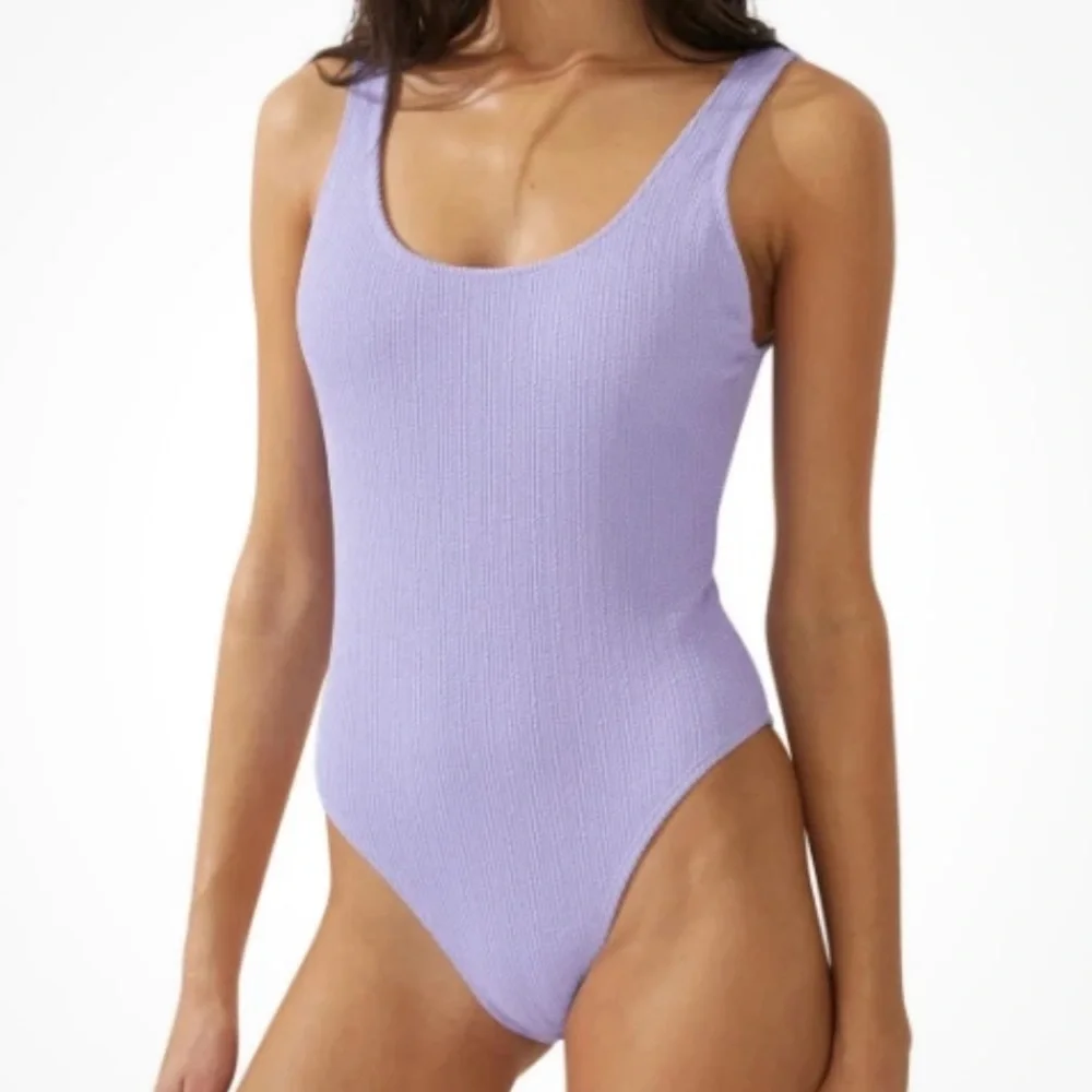 Cotton On Lavender Scoop Back Cheeky One‎ Piece Swimsuit NWT Large